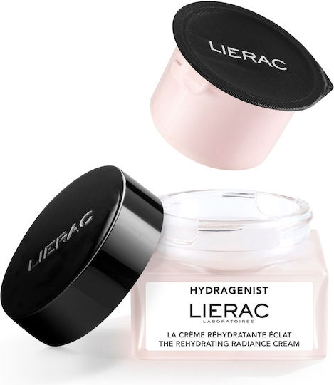 Lierac Hydragenist Пълнител Крем За Лице За Хидратация И Против Стареене С Хиалуронова Киселина И Пробиотици 50ml