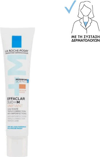 La Roche Posay Effaclar Duo+M Unifiant Medium 24h Cream Face Day Tinted 40ml