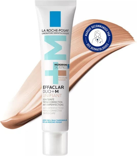 La Roche Posay Effaclar Duo+M Unifiant Medium 24h Cream Face Day Tinted 40ml