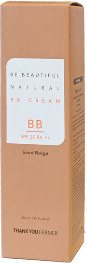 Thank You Farmer Be Beautiful BB Sand Beige 24h Moisturizing Day Face Cream 40ml