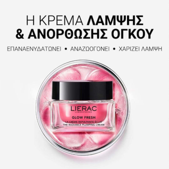 Lierac Glow Fresh The Radiance Plumping Firming Face Cream with Hyaluronic Acid 50ml