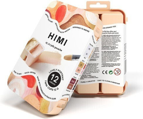 Himi Сет Акварелни Бои 12 Цвета