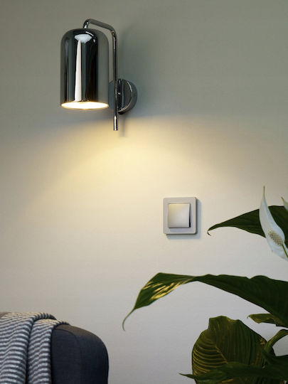 Schneider Electric Sedna Водоустойчив Вграден Стенен Прекъсвач с Рамка Aller Retour Бял