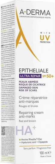 A-Derma Epitheliale Ultra Repair Creme Gesicht Tag mit SPF50 40ml