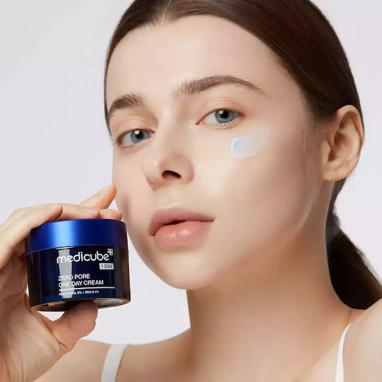 Medicube Zero Pore One 24h Cream Face Day with Panthenol 5%+Bha 0.1%+Niacinamide 2% 50ml