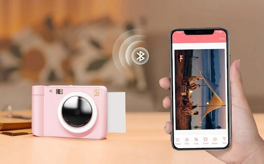 Hanin Z1 Kompaktkamera 5MP Optischer Zoom 121x Rosa