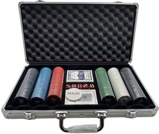 Lean Toys Set 500 Fise de poker 11.5gr în Valiză cu 5 Pachete