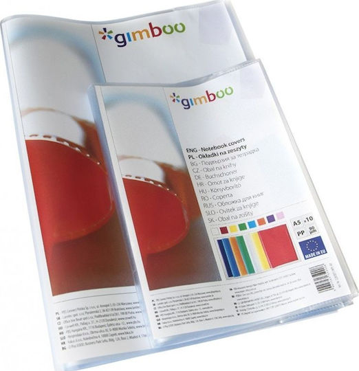 Gimboo Κάλυμμα Βιβλίου ή Τετραδίου Διαφανές