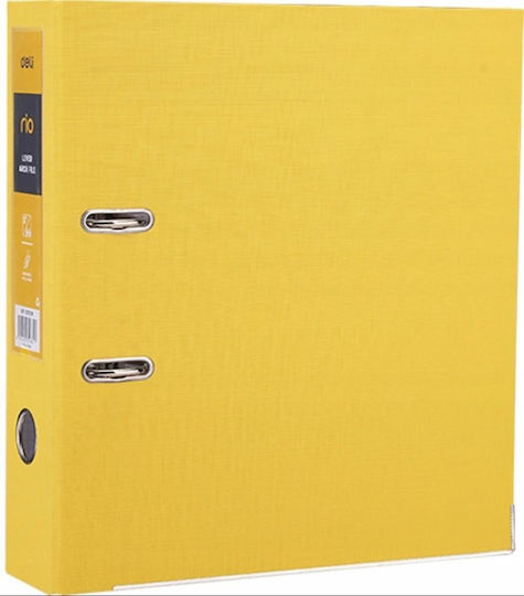 Deli Rio Arc Ring Binder A4/76mm Yellow
