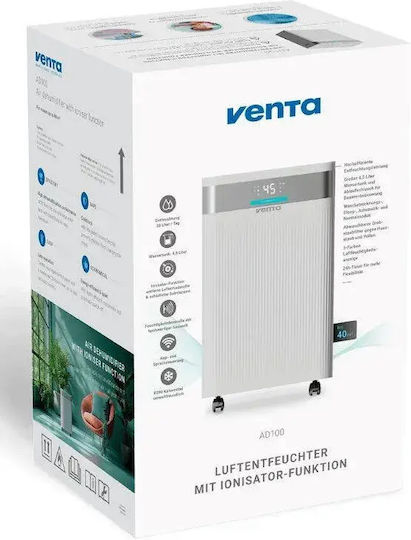 Venta AD100 Dezumidificator cu Compresor Ionizator și Wi-Fi 20lt