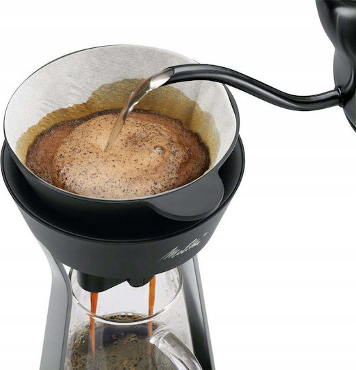 Melitta Amano Black-Silver Coffee Brewing Station Dripper