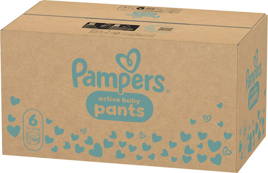 Pampers Windelhosen XLarge Monatspackung Kein. 6 für 13-19kg 120 Stück