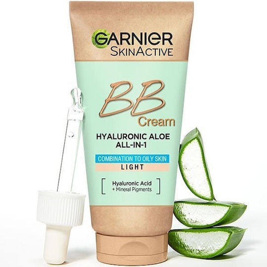 Garnier Oil-Free Перфектен All-in-1 BB Крем Light Хидратиращ Дневен Крем За Лице Със SPF25 Против Несъвършенства С Витамин C 50ml