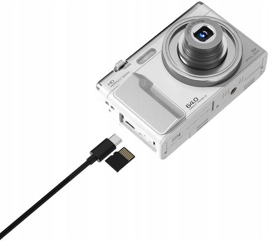 Xrec C89 Aparat Foto Compact 64MP Zoom Optic 10x Albă