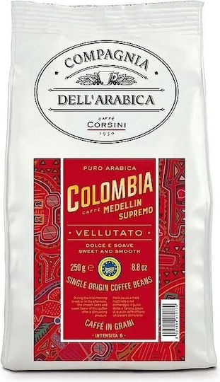Corsini Καφές Espresso Arabica Colombia Chocolate σε Κόκκους 250gr