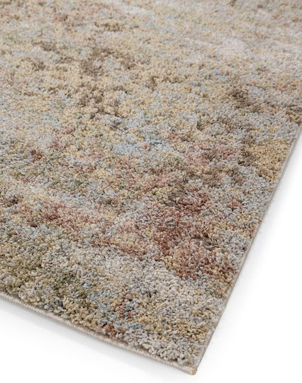 Royal Carpet Nova 822b Rectangular Shaggy Cream Living Room Rug 160x230cm