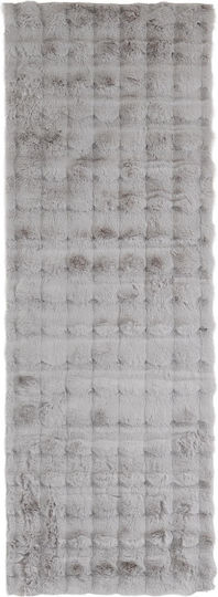 Royal Carpet Bunny Bubble Canvas Сребрист Неплъзгащ Се Килим Правоъгълен Furry Сребрист 120x180см