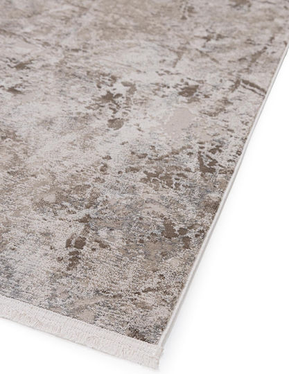 Royal Carpet Hermes 11240a Rectangular Rug with Fringes Beige 140x200cm