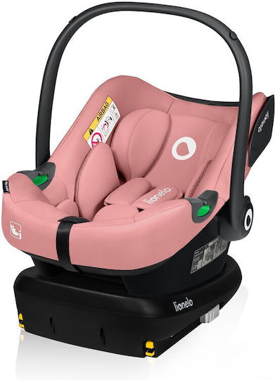 Lionelo Astrid Καθισματάκι Αυτοκινήτου i-Size με Isofix Ροζ 0-13 kg