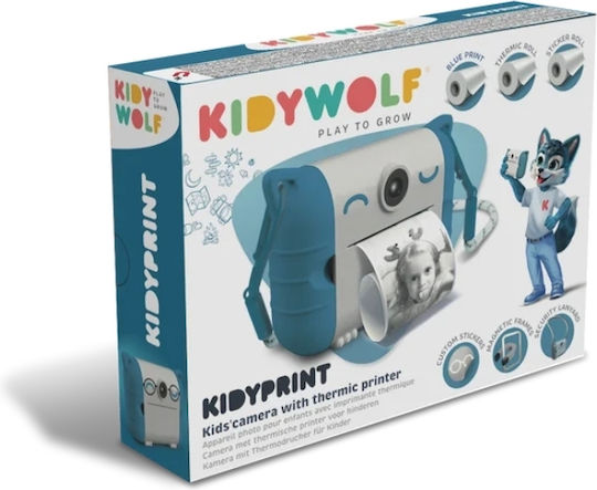 Kidywolf KDW-183409 Kids Camera 8MP with Thermal Printing Blue