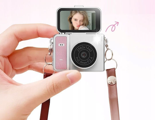 Xrec X7 Aparat Foto Compact 64MP Zoom Optic 45x Roz-Gri