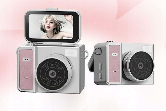 Xrec X7 Aparat Foto Compact 64MP Zoom Optic 45x Roz-Gri