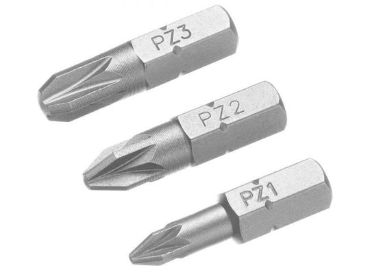 Stanley Irwin Σετ Μύτες 3 Τεμ Pz1 Pz2 Pz3 25mm