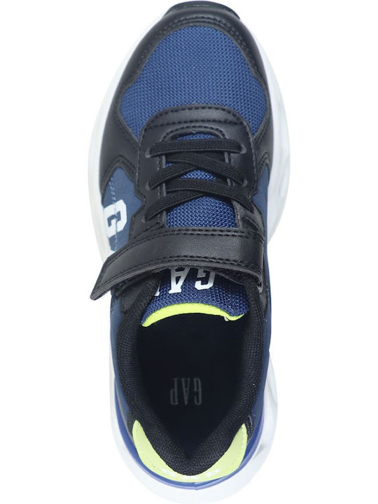 Kids Sneakers Anatomic with Hoop & Loop Closure Blue