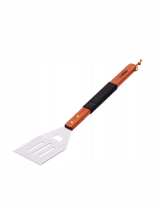 Toya Lund Set de Unelte pentru Grătar BBQ 3 Buc Mânere din Lemn