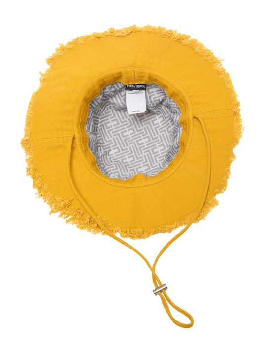 Feel & Touch Women's Bucket Hat Yellow