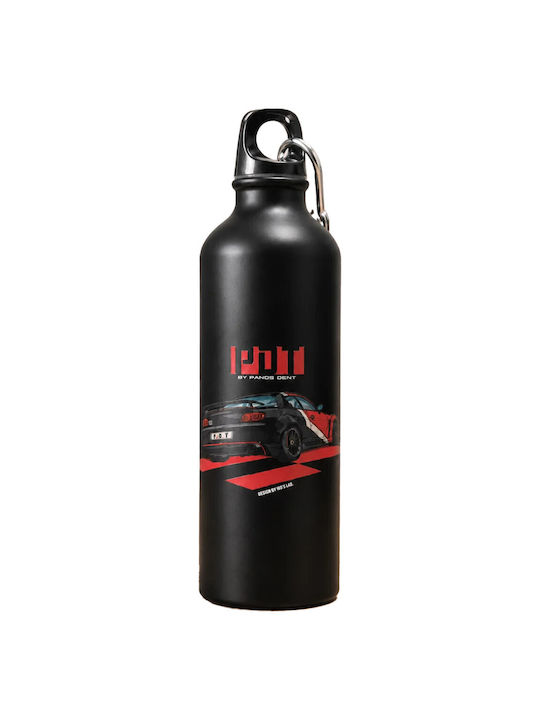 Χάρτινη Πόλη Παγούρι Αλουμινίου 500ml Μαύρο