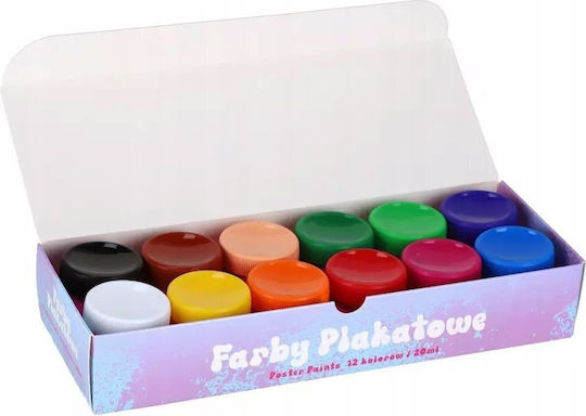 Starpak Temperafarben Mehrfarbige 20ml 12 Stück