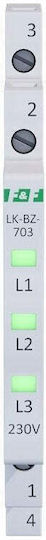 Ff Trifazată Articulată Lampă De Protecție Verde 1/3s Led 230v Lk-bz-703g