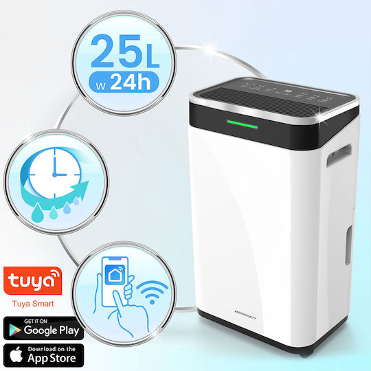 Berdsen BD-533 Αφυγραντήρας με Συμπιεστή και Wi-Fi 25lt