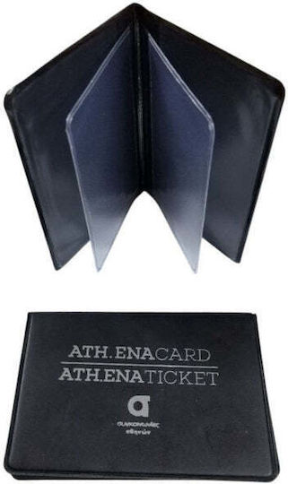 Athena Държач за карти за билети Тъмносин