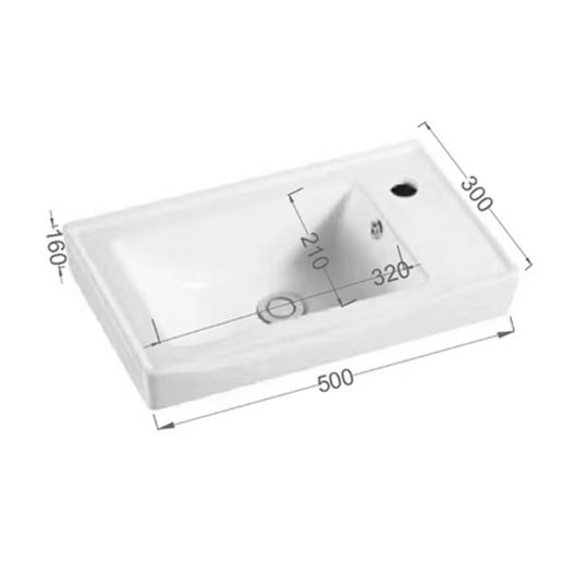 Pakketo Renza Vanity Unit with Sink & Mirror Anthracite