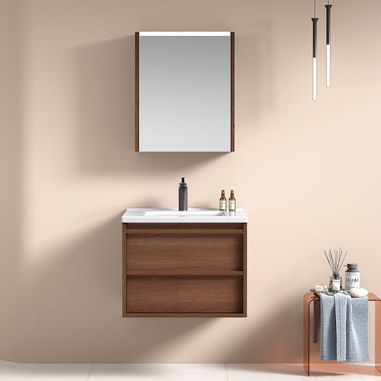 Martin Pangou fără lavoar cu oglindă Wooden Brown