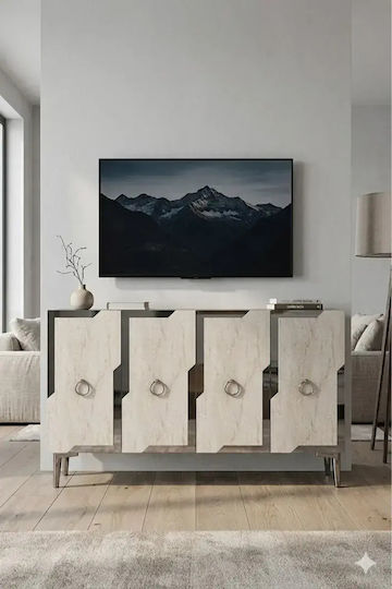 Μπουφές Ξύλινος Καφέ 120x40x75cm