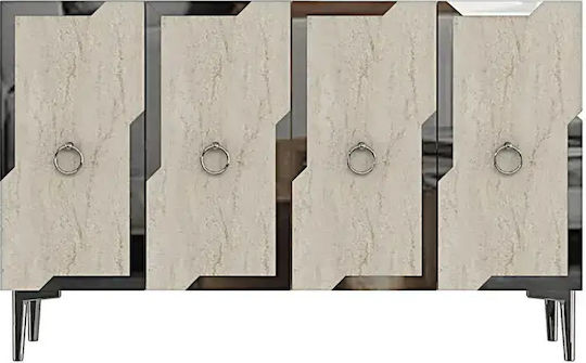 Μπουφές Ξύλινος Καφέ 120x40x75cm