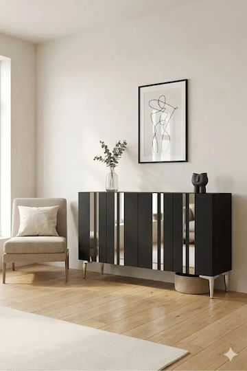 Μπουφές Ξύλινος Καφέ 120x40x75cm