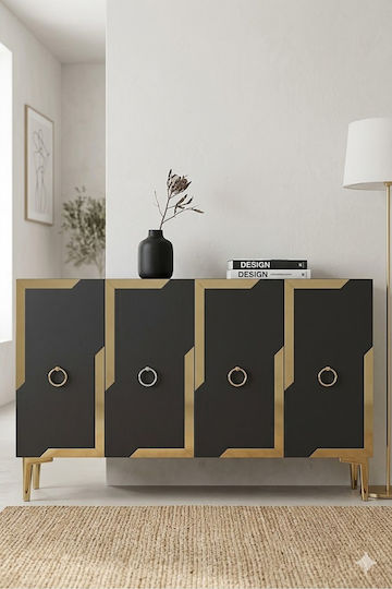 Μπουφές Ξύλινος Καφέ 120x40x75cm