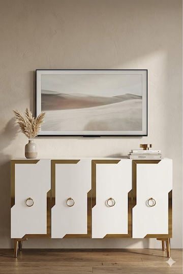 Μπουφές Ξύλινος Καφέ 120x40x75cm