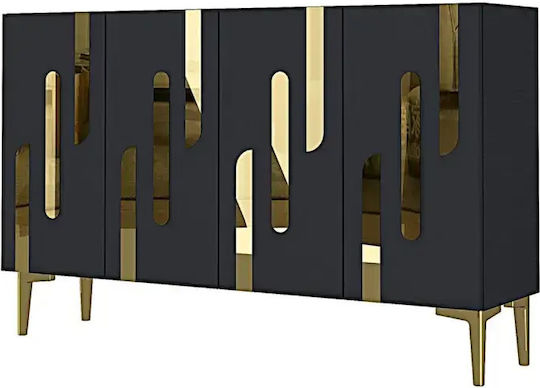 Bufet Din Lemn Ste-021557-V43225 Maro 120x30x75cm