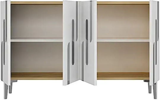 Bufet Din Lemn Ste-021568-V43297 Maro 120x30x75cm