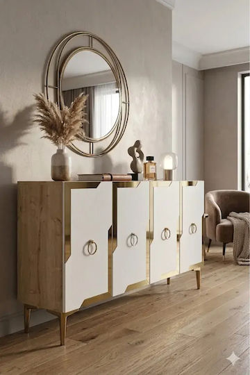 Bufet Din Lemn Ste-021468-V42794 Maro 120x40x75cm