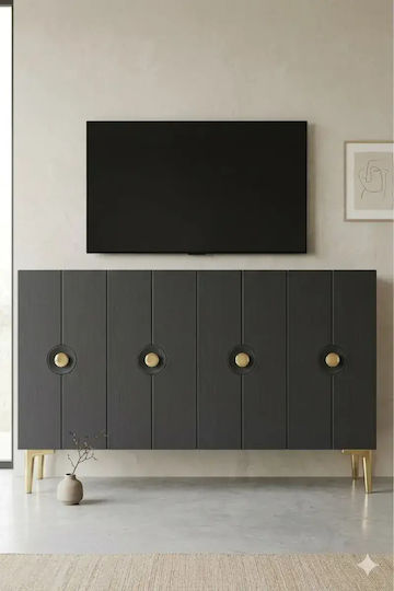 Μπουφές Ξύλινος Καφέ 120x40x75cm