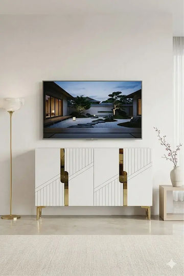 Дървен Буфет Кафяв 120x40x75см