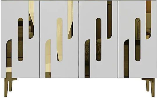 Дървен Буфет Кафяв 120x30x75см