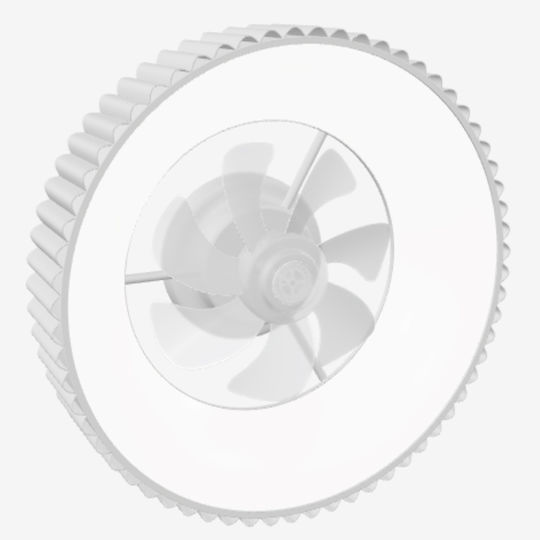 Aca Ceiling Fan 30cm With Light White