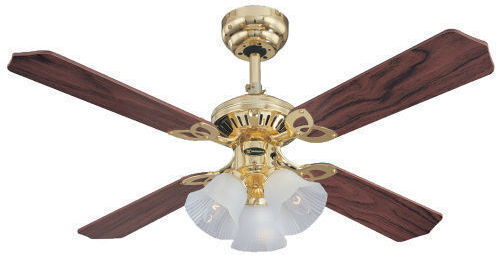 Westinghouse Princess Trio Deckenventilator 105cm mit Leuchte Braun / Gold